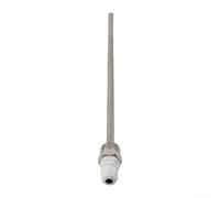Termopozo de acero inoxidable con rosca externa NPT de 1/2 para asegurar sensores de temperatura en instrumentación de control de procesos (300 mm)