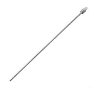 Termopozo de acero inoxidable con rosca externa NPT de 1/2 para asegurar sensores de temperatura en instrumentación de control de procesos (500 mm)