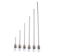 Termopozo de acero inoxidable con rosca externa NPT de 1/2 para soporte de sonda de temperatura en circuitos de calefacción y refrigeración (400 mm)