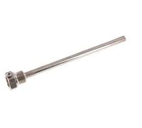 Termopozo de acero inoxidable G 1/2 pulg. fijado con pernos para vástago de 200 mm, máx. 600 °C y 25 bares