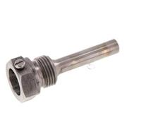 Termopozo de acero St35 G 1/2 pulgada para vástago de 63 mm Máx. 600°C y 25 bares
