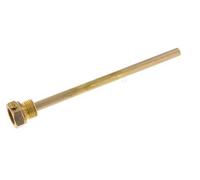 Termopozo de aleación de cobre G de 1/2 pulgada fijado con pernos para vástago de 200 mm máx. 160°C y 6 barras