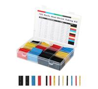 Termoretractil para Cables, Empalmes Cables Electricos, 780 PCS Tubo Termoretractil, 2:1, Para la Conexión, Impermeabilización e Aislamiento de Cables en Uso Doméstico o Industrial