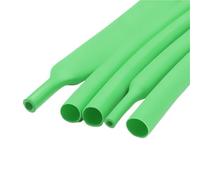 Termoretractil para Cables Tubo termorretráctil con pegamento, 10/50/100 m, 3:1, tubo, doble pared, revestido adhesivo, 2,4-25,4 mm(Green,2.4mm,50m)