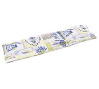 TERMOSAK Saco térmico de semillas de soja y lavanda, 45x14, cojín térmico microondas/congelador, compresa calor/frío, alta duración de producto. (006, 45x14)
