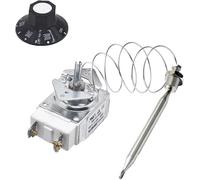 Termostato 1175 RX-1-36, 60125401 termostato para freidora profunda con interruptor de perilla, caja de cosas Mpt de 1/4 pulgadas compatible con Pitco 60124501, Royal Range 3113, 5300-401 termostato