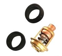 Termostato 345-01030-1 para fueraborda Tohatsu 25-50HP con anillo de sellado, compatible con para nissan M25C3 M30A4 MD40B MD50B resistente al calor metal goma ajuste preciso sistema de refrigeración