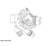 Termostato 410766.103D0 BorgWarner (Wahler) para BMW X5 6 Descapotable 5 3 Coupé