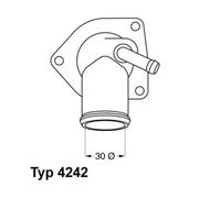WAHLER 4242.92D Termostato, refrigerante