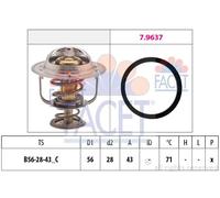 Termostato 7.8650 FACET para RENAULT NISSAN OPEL RENAULT TRUCKS