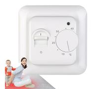 Termostato ajustable manual, Termostato ambiental mecánico | Controlador de termostato de calefacción por suelo ajustable | Controlador de termostato de fuerte capacidad de carga actual para edificios