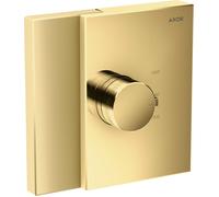 Termostato AXOR Edge del tamaño de una mano, Highflow oculto, 46740990, Color: Óptica Oro Pulido