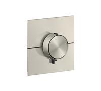 Termostato AXOR ShowerSelect ID de hansgrohe, Highflow, empotrado, angular, 36774800, Color: aspecto de acero inoxidable