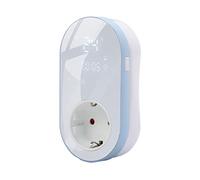 termostato calefaccion WiFi,Calefacción Refrigeración Termostato Digital calefaccion programable Enchufe termostato para casa Controlador de Temperatura (Azul)