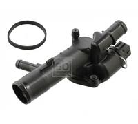 Termostato con carcasa (cárter) 104758 FEBI BILSTEIN para NISSAN DACIA RENAULT