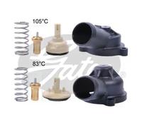 Termostato con carcasa (cárter) TH703K1 GATES para VW AUDI SEAT SKODA