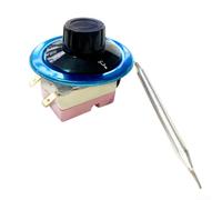 Termostato con elemento sensor capilar y perilla para calderas de agua, freidoras y planchas eléctricas, adaptación térmica (0-250 ℃)