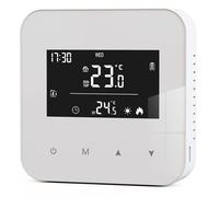 Termostato de 2 Hilos para calderas de Gas, termostato de batería programable Diario, cronotermostato Manual de Ambiente de Pared. No Incluye baterías y el Producto no se Puede conectar a Wi-Fi.