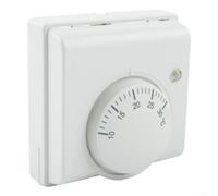 Termostato de ambiente, calefacción por suelo radiante, montado en superficie con controlador de interruptor de encendido/apagado, fácil instalación para caldera combinada/Normal