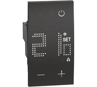 Termostato de ambiente electronicoBticino KG4441 DarkLiving Now2 modulos