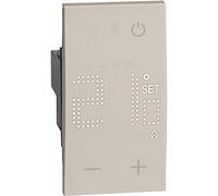 Termostato de Ambiente electronicoBticino KM4441 SandLiving Now2 modulos