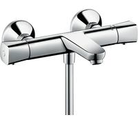Termostato de bañera hansgrohe Ecostat, montaje en superficie, proyección 194mm, 2 consumidores, cromo, 13123000