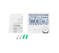Termostato de caldera de pared, interruptor de control de temperatura WiFi para calderas de gas Tuya, regulador con cable, montado en la superficie con panel de control remoto de aplicación (con WiFi)