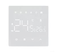 Termostato de caldera montado en la pared Pantalla LED blanca (caldera | para control remoto de aplicación Tuya, soporte de voz, monitoreo en tiempo real, para programación de nergética