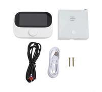 Termostato de caldera RF con ajuste de temperatura giratorio y períodos de calefacción programables, controlador inalámbrico no programable de temperatura ambiente para Tuya Smart App (WiTH3)