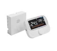 Termostato de caldera RF, para Tuya WiFi, inteligente, inalámbrico, programable, digital, control de calefacción, ABS ignífugo, para habitación (WiTH3-WIFI)