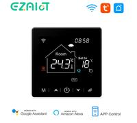 Termostato de calefacción de suelo Tuya WiFi controlador de temperatura programable para caldera de Gas caliente eléctrica Smart Life funciona con Alexa 16A Electric