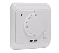 Termostato de Calefacción Eléctrica, Termostatos Domésticos de Calefacción de Suelo Botón Giratorio Simple Y Elegante para Calefacción de Edificios Civiles