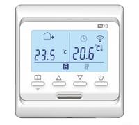Termostato de calefacción por suelo radiante con pantalla LCD, controlador digital programable de calefacción de suelo para sistemas eléctricos e hidrónicos, regulación precisa de la temperatura (WIFI