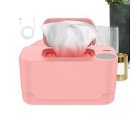 Termostato de calentador de toallitas para bebés USB, caja de calentador de limpieza húmedo, toallitas húmedas más cálidas y dispensador, evita calefacción seca, uniforme y consistente, rojo, p