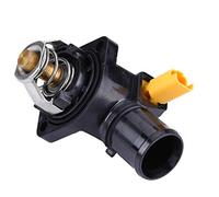 Termostato de coche refrigerante de motor + carcasa de termostato para 206207 SW 1007 Bipper Tepee, para C2 C3, para Fiorino Qubo OE: 1336Z2