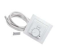 Termostato de control manual para calefacción interior 16 A 220 V CA panel de pared indicadores LED sensores externos controladores mecánicos de bajo consumo