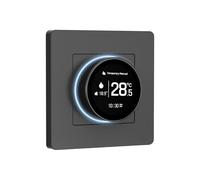 Termostato de control remoto con perilla para dormitorio, controlador de calefacción de funcionamiento simple para un ajuste simple de temperatura, eficiencia energética