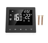 Termostato de controlador de aire acondicionado termostato digital inalámbrico con interruptor de panel de pantalla LCD para CA y calefacción Hotel Home