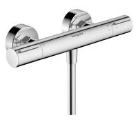 Termostato de ducha hansgrohe Ecostat, de superficie, 1 consumidor, 13346340, Color: Cromo negro cepillado