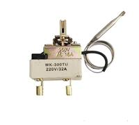 Termostato de horno eléctrico controlador de temperatura caliente Tipo de perilla Interruptor de Control de temperatura ajustable 50-300C 60-200C 16 25A(NO.16 60-200C 32A)