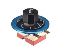 Termostato de horno eléctrico, interruptor de control de temperatura del regulador de temperatura ajustable, 50-300 ℃ 16A 2 pines N.C