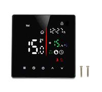 Termostato de Pantalla táctil outdoorm con función de Enlace Controlador de Temperatura de Montaje en Pared para calefacción de Suelo de Agua AC 3A