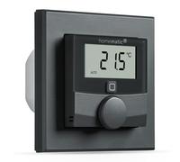 Homematic IP Smart Home 159928A0 - Termostato de pared con salida de conmutación para interruptor de marca, color antracita, termostato digital, calefacción por suelo radiante con/sin aplicación,