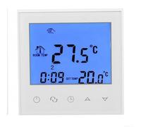 Termostato de Pared para inteligente con Memoria Apagón y Doble para Sistemas de Calefacción Regulador 86x86mm(White)