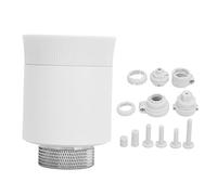 Termostato de radiador Inteligente Calefacción Válvula termostática Digital Zigbee App Control Remoto por Voz para el hogar Oficina Controlador de Temperatura con 12 Accesorios