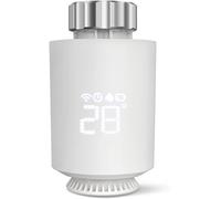 Termostato de radiador inteligente Wi-FI, termostato inteligente con radiador conectado, control por aplicación, sin necesidad de puerta de enlace, compatible con Alexa y Google Home, programable (1