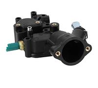 Termostato de Refrigerante del Motor, Metal de Plástico 9654775080 Alcanzos de Termostato con Conjunto de Carcasa del Termostato del Sensor para Berlingo C2 C3
