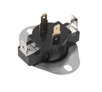 Termostato de repuesto para secadora de ciclismo, paquete de 3 3387134 WP3387134 para Kenmore AP6008270, interruptor térmico plateado para un funcionamiento óptimo del aparato