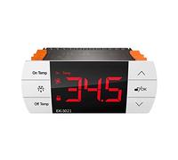 Termostato Digital Calefacción y Refrigeración y Descongelación, Boton Tactil Digital de Facil Uso, con Dos Relés Control de Enfriamiento y Descongelamiento, dos sondas, 220v,