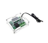 Termostato digital con controlador de temperatura, 12 V CC, sonda impermeable, módulo de temperatura LED, termostato electrónico.(Box)